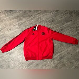 Manchester United Adidas Anthem Bomber Windbreaker Jacket